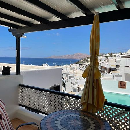 The White Dragos With Ocean View - Ac - Private Pool Apartment Tías Екстериор снимка