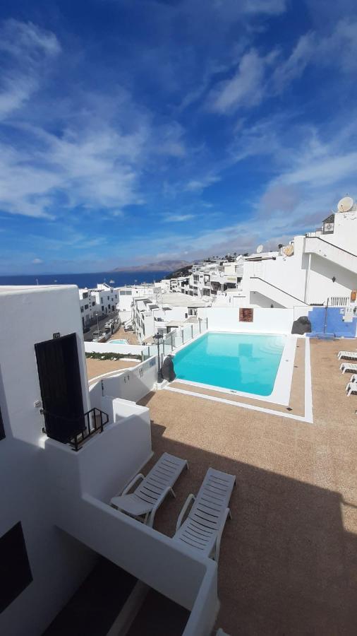 The White Dragos With Ocean View - Ac - Private Pool Apartment Tías Екстериор снимка
