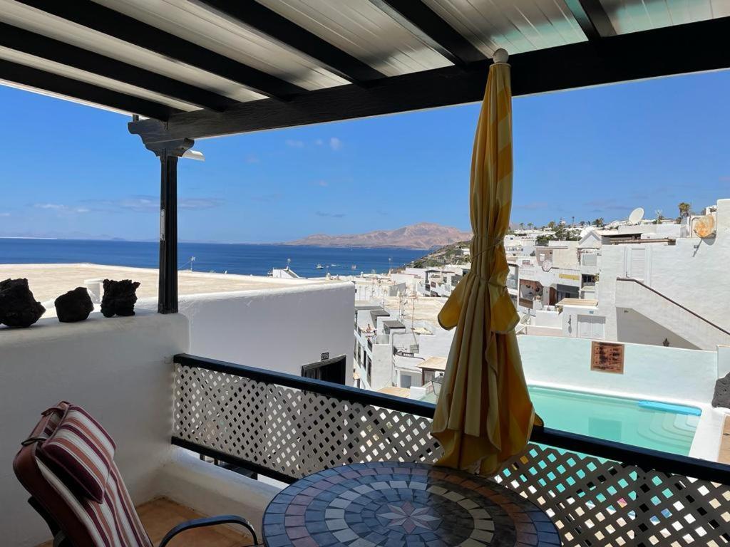 The White Dragos With Ocean View - Ac - Private Pool Apartment Tías Екстериор снимка