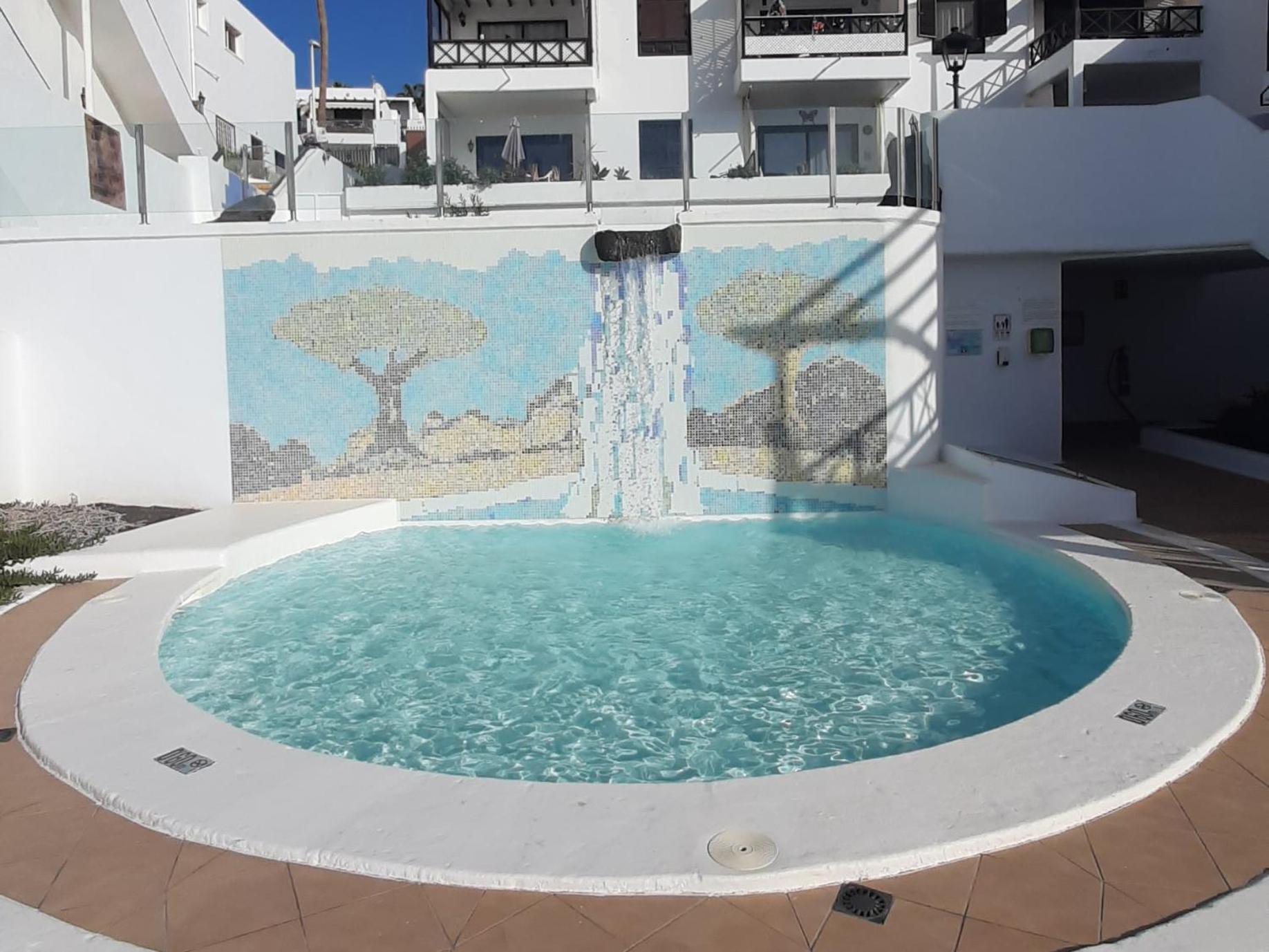 The White Dragos With Ocean View - Ac - Private Pool Apartment Tías Екстериор снимка