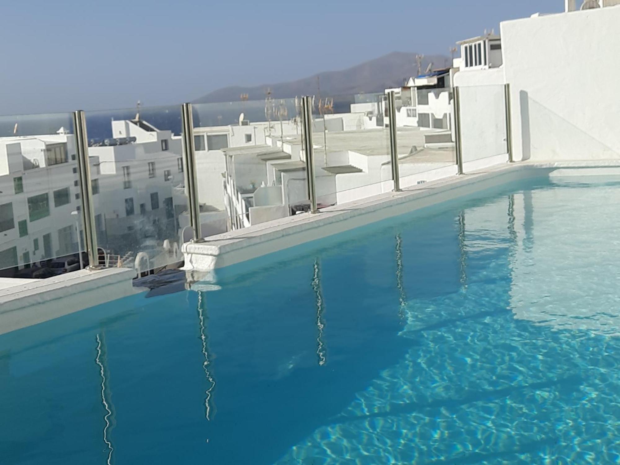 The White Dragos With Ocean View - Ac - Private Pool Apartment Tías Екстериор снимка